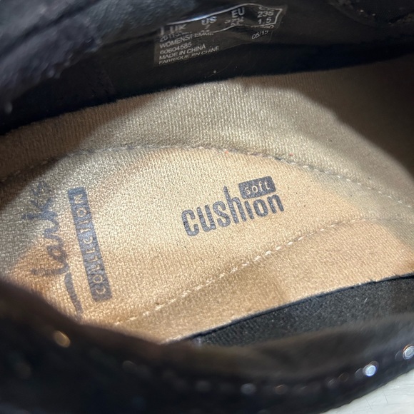 Clarks ⚜️ Black Shimmer Clog - Picture 7 of 9